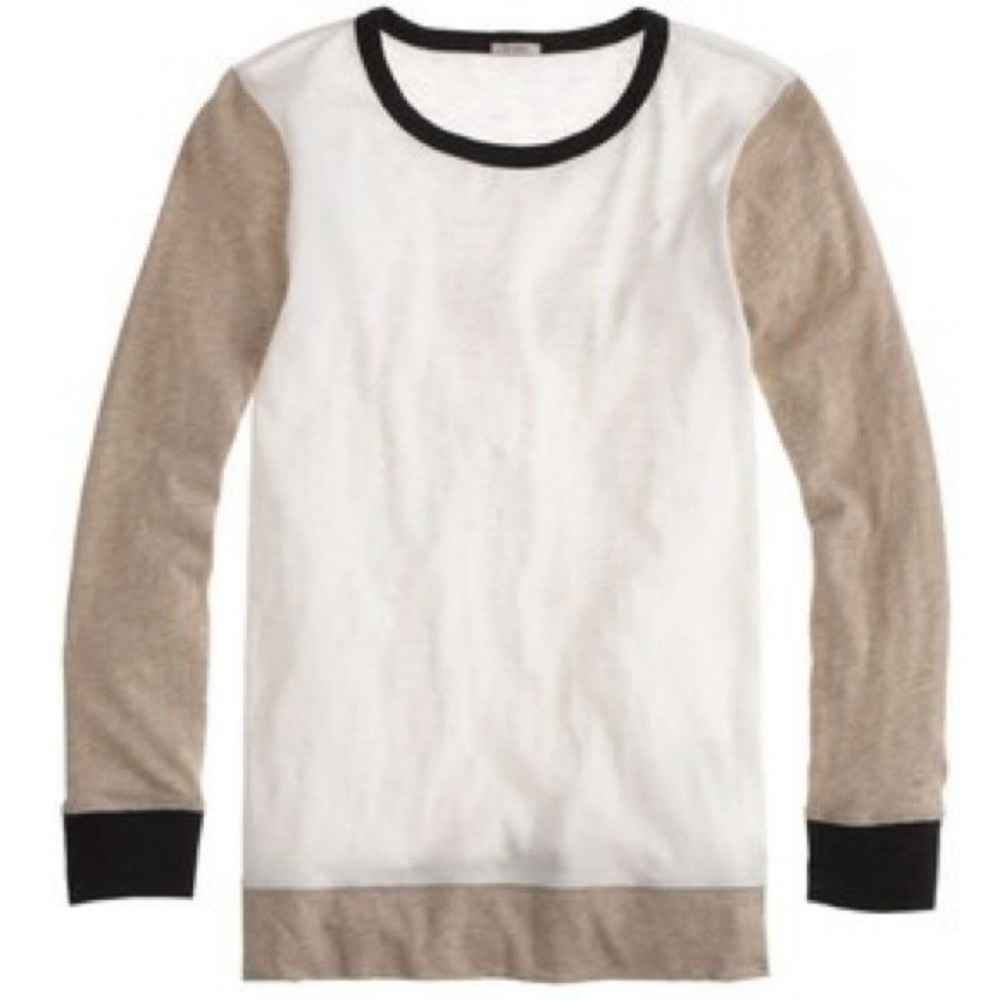 J Crew Baseball Tee